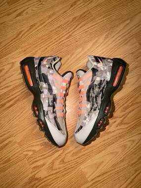 Nike Air Max 95 Camo Sunset (AQ6303-001) SZ 13M ‼️SHIP NEXT DAY‼️ NO BOX CLEAN🧼